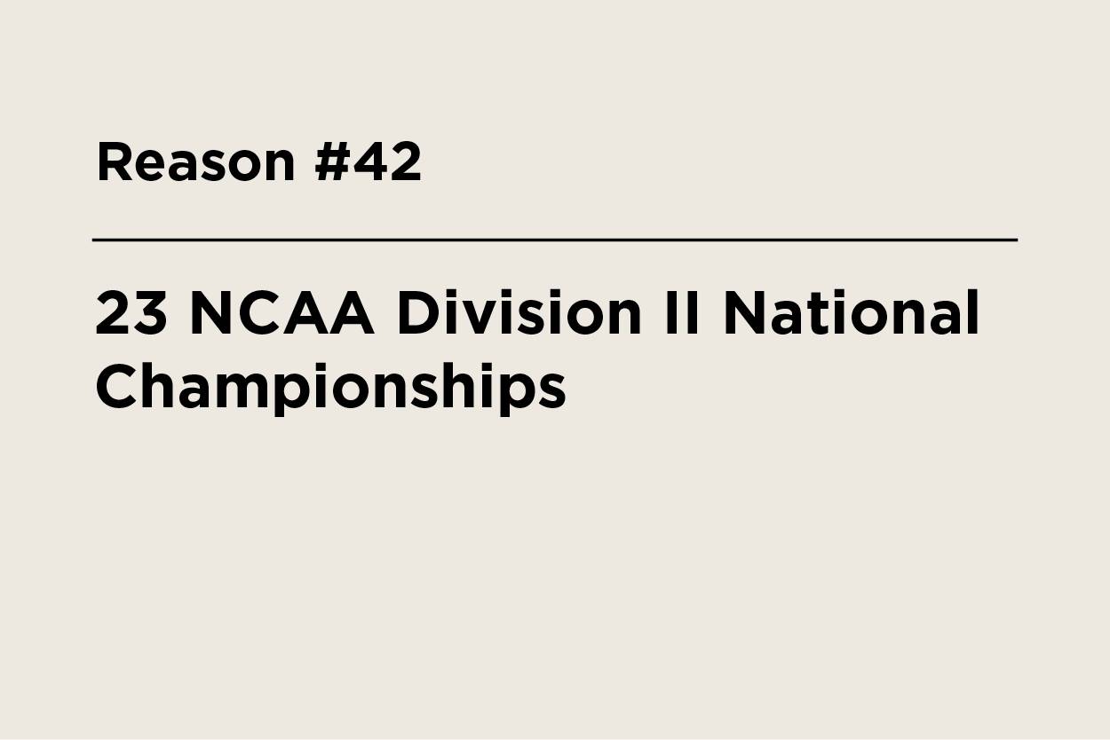 23 NCAA Division II National Championships